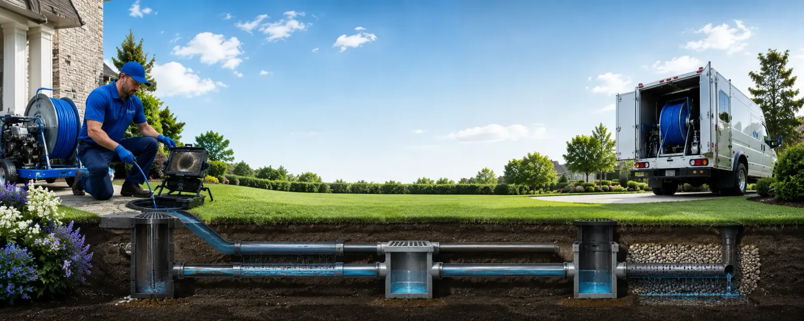Outdoor drain cleaning information for Mount Hope, WV